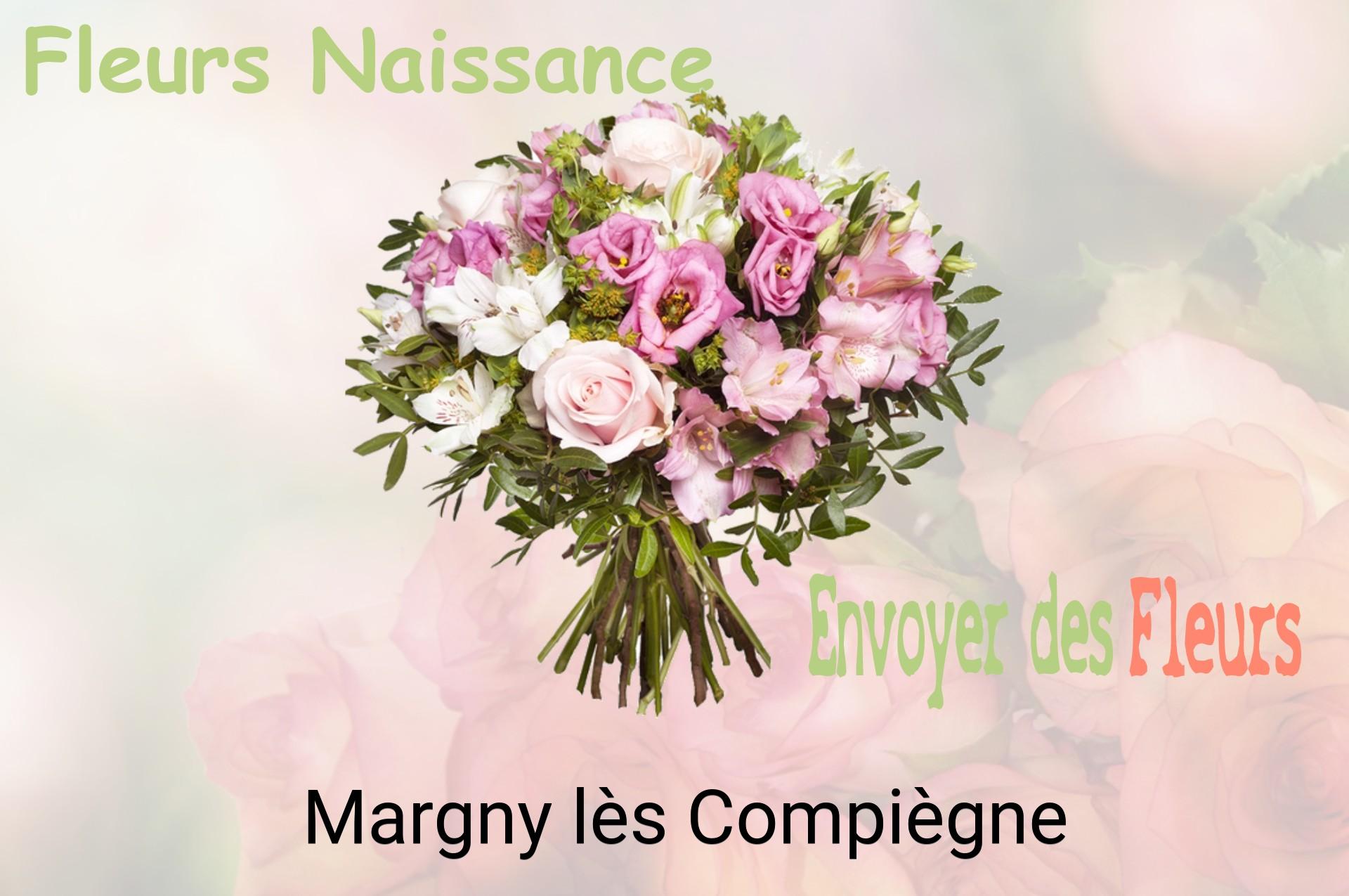 Bouquet de fleurs de naissance livré à Margny-lès-Compiègne
