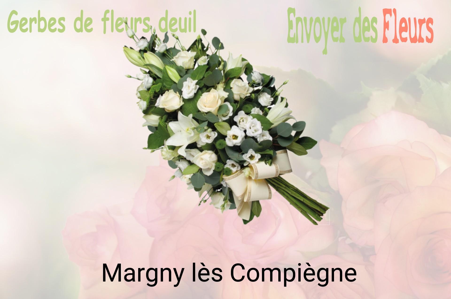 Gerbe de fleurs de deuil livrée à Margny-lès-Compiègne